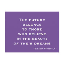 Dream, geloof, Motivatie Paars en wit