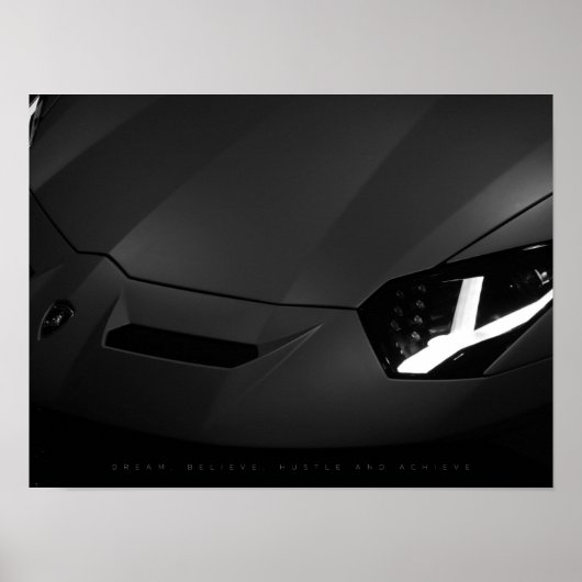 Dream, geloof, stoer en realiseer | MOTIVATIE Poster (Voorkant)