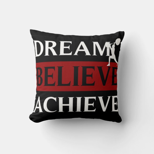 Dream gelooft Achieve American MoJo Pillow Kussen (Voorkant)