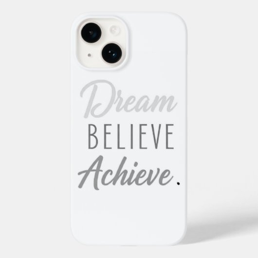 Dream gelooft Achieve Case-Mate iPhone Case (Achterkant)