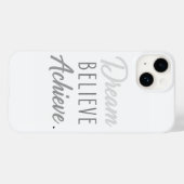Dream gelooft Achieve Case-Mate iPhone Case (Achterkant (horizontaal))