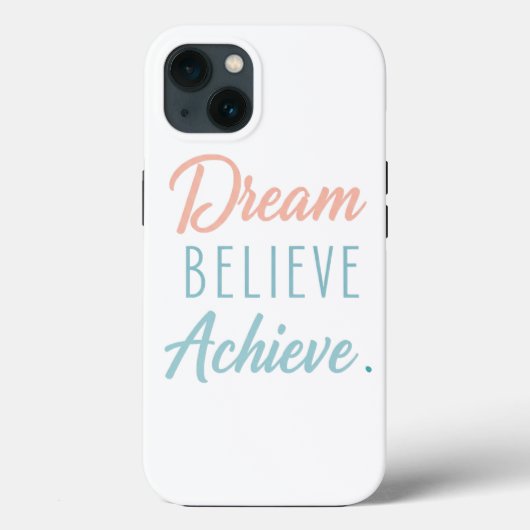 Dream gelooft Achieve Case-Mate iPhone Case (Achterkant)