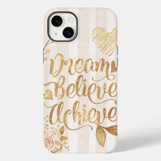 Dream gelooft Achieve Case-Mate iPhone Case (Achterkant)
