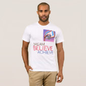 Dream gelooft bereiken Basketball T-shirt (Voorkant volledig)