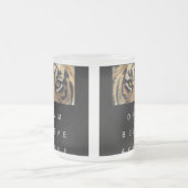 Dream gelooft bereiken Motivatie prijsopgave Moder Matglas Koffiemok (Center)