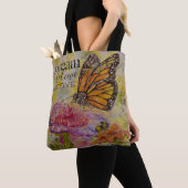 Dream gelooft dat Butterfly Art over Print Tas (Dichtbij)