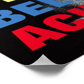 Dream gelooft dat het Motivatie pooybuilding mogel Poster (Hoek)