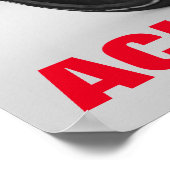 Dream gelooft dat het Motivatie pooybuilding mogel Poster (Hoek)