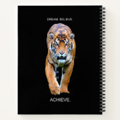 Dream gelooft dat je Motivatie offertes kunt berei Notitieboek (Achterkant)