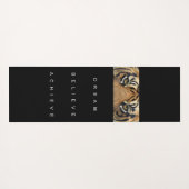 Dream gelooft dat je Motivatie Quote Tiger Oye kun Yogamat (Achterkant (horizontaal))