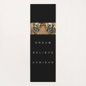 Dream gelooft dat je Motivatie Quote Tiger Oye kun Yogamat (Achterkant)