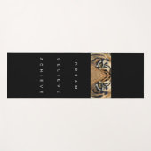 Dream gelooft dat je Motivatie Quote Tiger Oye kun Yogamat (Voorkant (horizontaal))