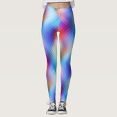 Dream Glass Checkered Colorful Spring Leggings (Voorkant)