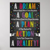 DREAM-GOAL-PLAN-ACTIE-REALITEIT POSTER (Voorkant)