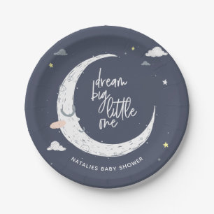 Dream groot klein baby shower feest papieren bordje