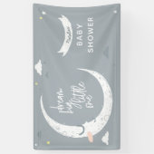Dream groot klein baby shower feest spandoek (Verticaal)