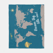 Dream grote kleine, babydeken fleece deken (Voorkant)