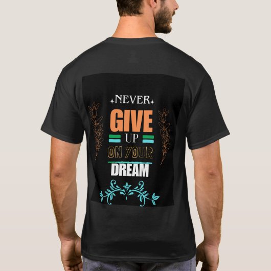 Dream Guardian T-shirt: Quotes Design T-Shirt (Achterkant)