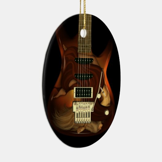 Dream Guitar - Grace Oval Ornament (Rechts)