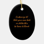 Dream Guitar - Grace Oval Ornament (Achterkant)