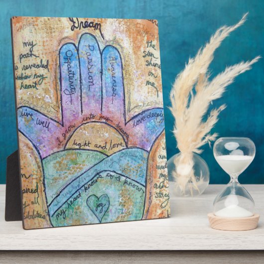 Dream Hamsa Fotoplaat (Zijkant)