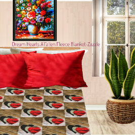 Dream Hearts A' Fallen Fleece Deken