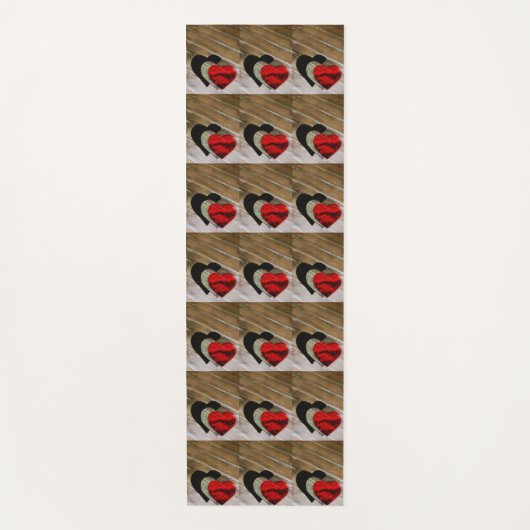 Dream Hearts A' Fallen Yoga Mat (Voorkant)