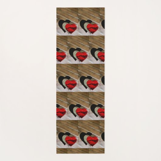 Dream Hearts A' Fallen Yoga Mat (Achterkant)