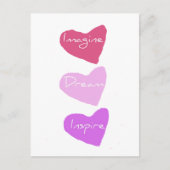 Dream Hearts Briefkaart (Voorkant)