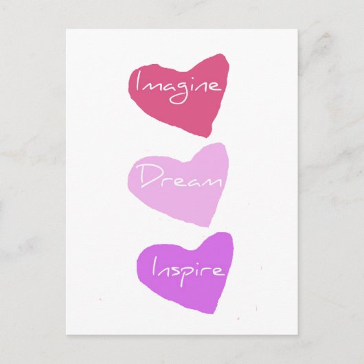 Dream Hearts Briefkaart (Voorkant)