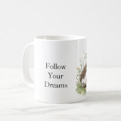 Dream Hedgehog Floral Koffiemok (Voorkant links)