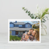 Dream Home Photo We've Moved Announcement Kaart (Staand voorkant)