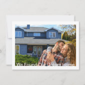 Dream Home Photo We've Moved Announcement Kaart (Voorkant)