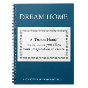 Dream Home Quote - Design 3 Notitieboek
