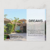 Dream Home Real Estate briefkaart (Voorkant)