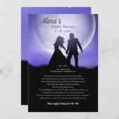 Dream Honeymoon Vrijgezellenfeest Request Invitati Kaart (Voorkant / Achterkant)