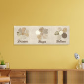Dream, Hope, geloof Inspirerend collage Canvas Afdruk (Insitu (Woonkamer))