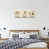 Dream, Hope, geloof Inspirerend collage Canvas Afdruk (Insitu (Slaapkamer))