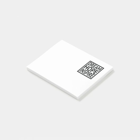 Dream - Hope - Inspire Post-it® Notes (Schuin)