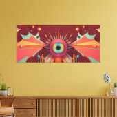Dream Horizon Ken Gage Fantasy OpArt Canvas Afdruk (Insitu (Woonkamer))
