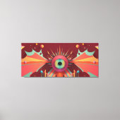 Dream Horizon Ken Gage Fantasy OpArt Canvas Afdruk (Voorkant)