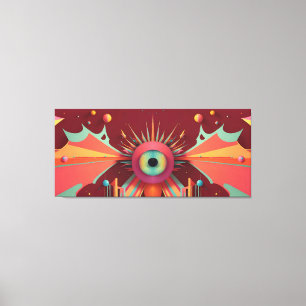 Dream Horizon Ken Gage Fantasy OpArt Canvas Afdruk