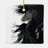 Dream Horse Ornament beroemd gemaakt door Bihrle (Achterkant)