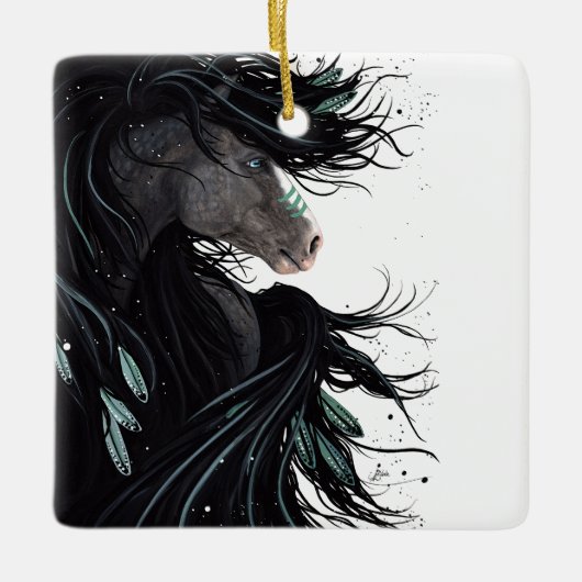 Dream Horse Ornament beroemd gemaakt door Bihrle (Voorkant)
