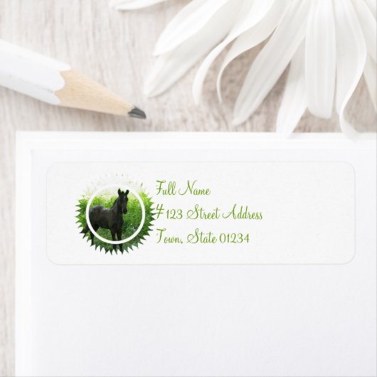 Dream Horse retour adreslabel Etiket (Insitu)