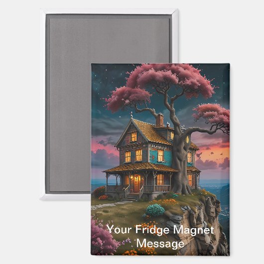 Dream House koelkast Magneet (Voorkant / Achterkant)