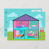 Dream House Real Estate Agent Briefkaart (Voorkant / Achterkant)