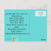 Dream House Real Estate Agent Briefkaart (Achterkant)