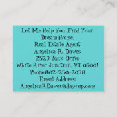 Dream House Real Estate Visitekaartjes (Achterkant)