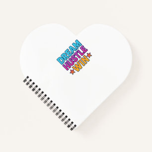 Dream Hustle Win – Heart Notitieboek